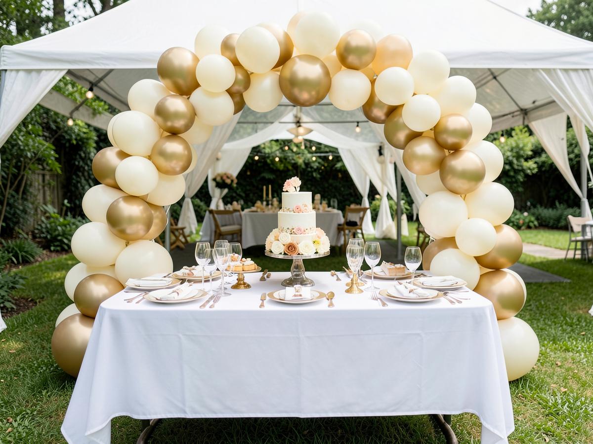 Birthdays setup — equipment and décor only