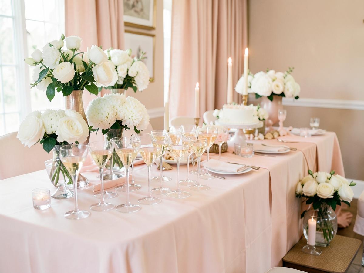 Bridal & Baby Showers setup — equipment and décor only